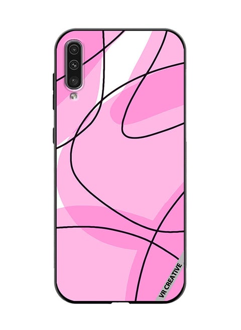 Protective Case Cover For Samsung Galaxy A50/A50s Layered In Design Multicolour