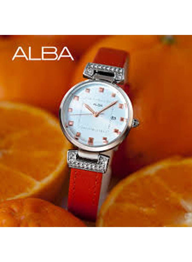 Alba Leather Analog Watch AH7Q79X - Image 2
