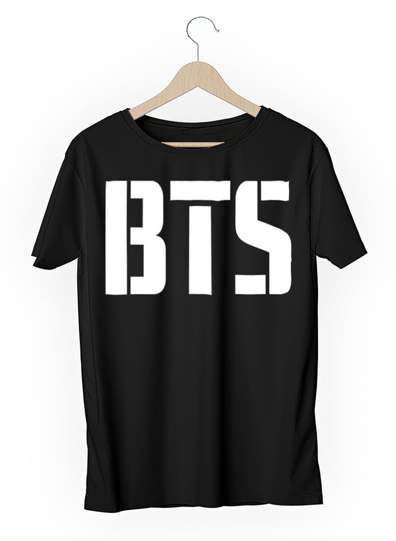 عالم الموضة تيشرت قطن بطباعة عالية الجودة بتصميم شعار BTS - Image 3