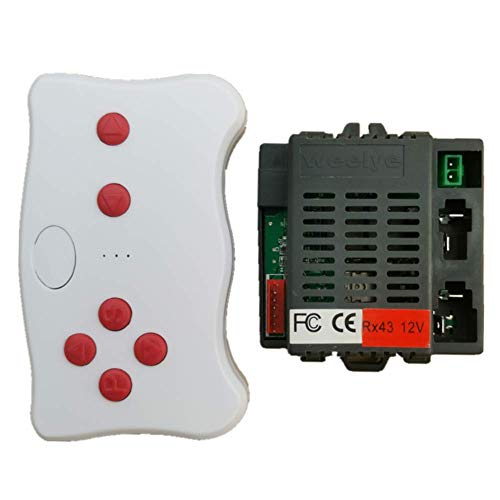 weelye RX23 RX43 12V Kids Powered Ride on car 24G Bluetooth Remote Control and Receiver Kit Controller Control Box Accessories for Children Electric Ride On Car Replacement Parts - Image 1