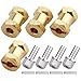 CrazyHobby 4PCS CrazyHobby Brass RC 12mm Wheel Hubs Extensions Wheel Spacers Hex Drive Adapter for 110 RC Crawler Axial SCX10 SCX10 II 90046 D90 18mm - Image 2