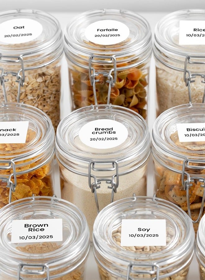 Phomemo M110 Multi-Purpose Square Self-Adhesive Label for M110 / M220 / M221/ M150/ M120 Label Printer, 1.97"x1.97"(50x50mm),230 Labels/Roll, Black on White Label for Small Business, Home, Office - Image 5