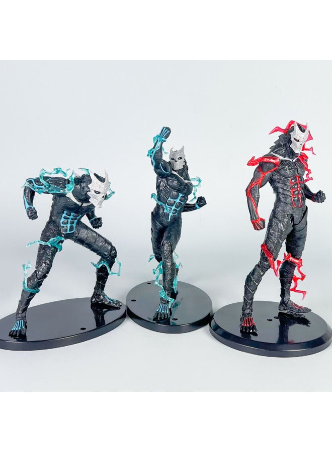Special Effects Monster No. 8 Animation Handset Ribiano Kafka Full-Form Scene Mask Knight Tide Play Peripheral Batch-Color:Standing Posture Shigenosuke  - Image 2