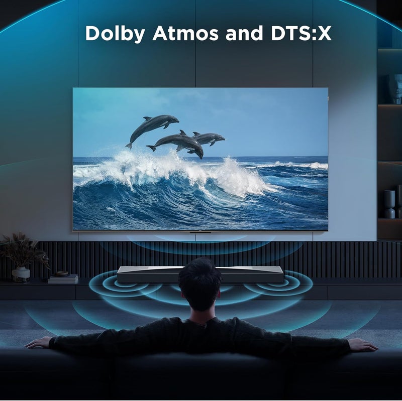 تي سي إل TCL Q75H Q Class 5.1.2 Channel Soundbar with Dolby Atmos, DTS:X, Ray Danz Technology, Wireless Subwoofer, and Bluetooth Music Streaming Q75H - Image 3