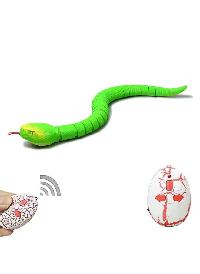Electric Snake Boy Toy 7-10 Years Old Remote Control Simulation Model Toy For Children's Day Delivery-Color:Green Rattlesnake-[remote Control Version]-equipped With [25 Batteries]]  - Image 1