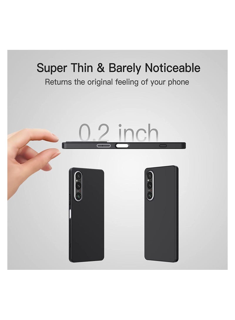 جراب Sony Xperia 1 V ، غطاء خلفي ناعم مقاوم للخدش ومقاوم للخدش ، جراب واقٍ لكامل الجسم مقاوم للصدمات لهاتف Sony Xperia 1 V - Image 3