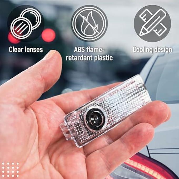Granatan 4 Pack Car Door Lights Logo Projector Welcome Light Lights Compatible With Bmw Accessories 3 4 5 6 7 Series M3 M5 X1 X3 X4 X5 X6 Series - Image 5