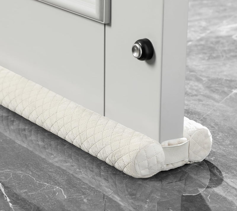 CiieyuoÂ® Door Draft Stopper â€“ Premium Velour Under Door Gap Filler & Noise Blocker | Insert-Design Draft Stopper for Bottom of Door (30"-36") | Blocks Cold, Noise, Dust â€“ Easy Install, No Adhesive - Image 1
