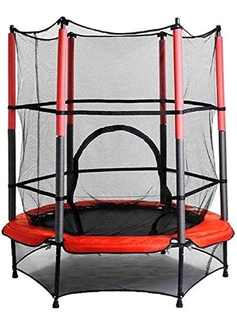 Round Trampoline with Safety Enclosure Net - 40in
