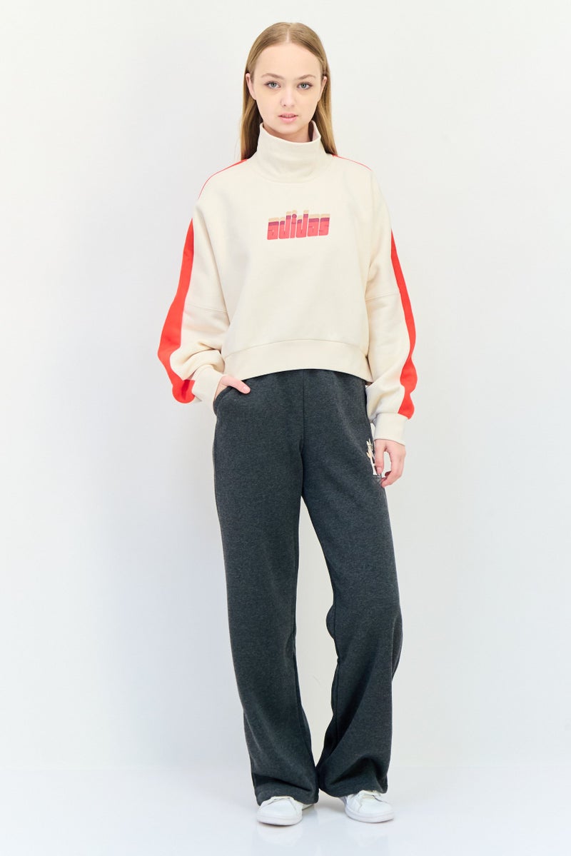 adidas Originals Women Sportswear Fit Long Sleeve Outdoor Sweatshirt, Multicolor  - Image 4