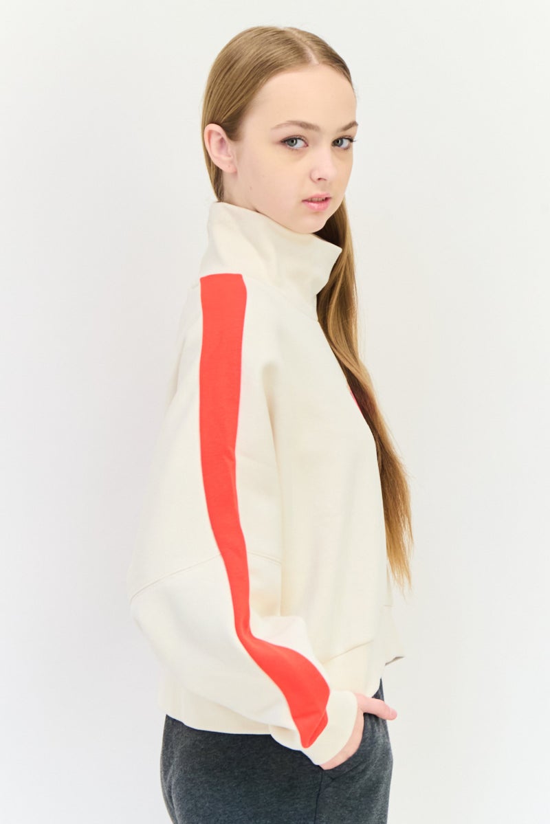 adidas Originals Women Sportswear Fit Long Sleeve Outdoor Sweatshirt, Multicolor  - Image 3