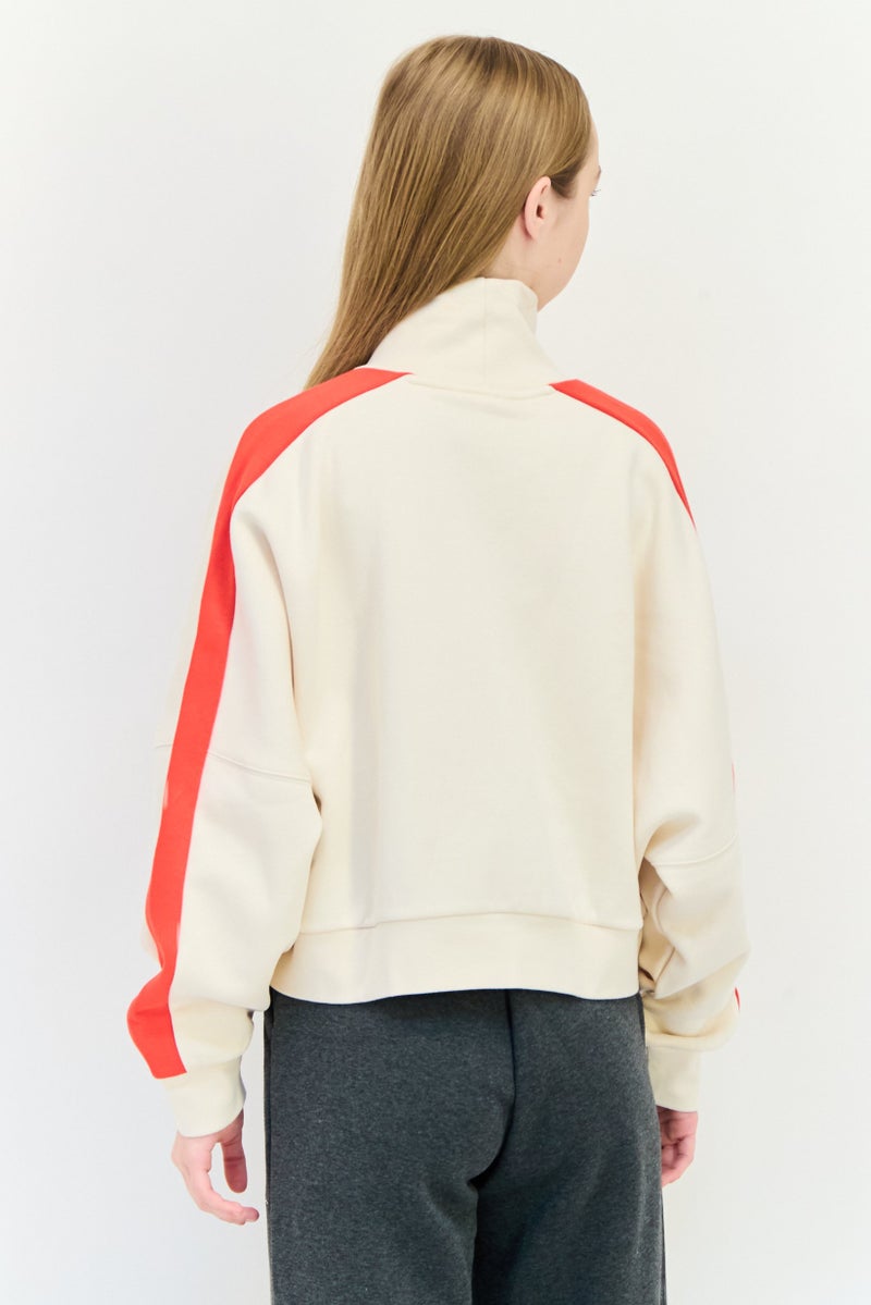 adidas Originals Women Sportswear Fit Long Sleeve Outdoor Sweatshirt, Multicolor  - Image 2