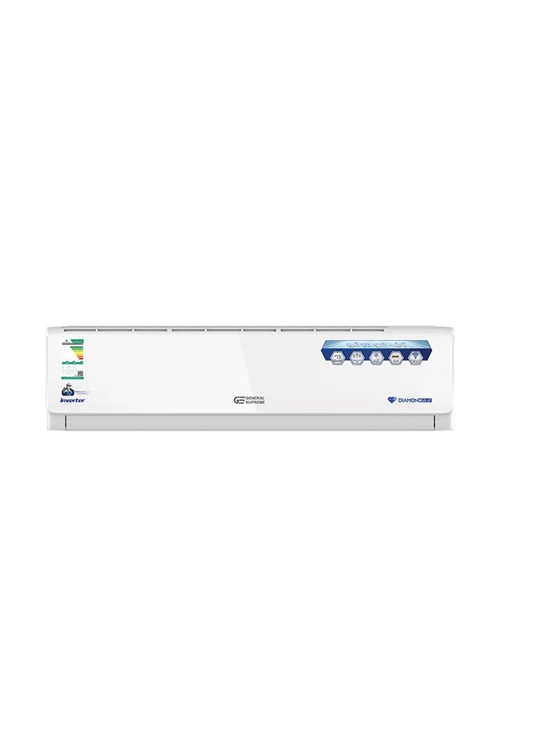 GENERAL SUPREME - General Supreme Diamond Blue Inverter Split AC 22,000 BTU, Self Cleaning, Wi-Fi, Cold - Image 1