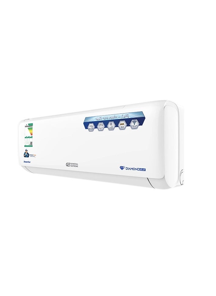 GENERAL SUPREME - General Supreme Diamond Blue Inverter Split AC 22,000 BTU, Self Cleaning, Wi-Fi, Cold - Image 1