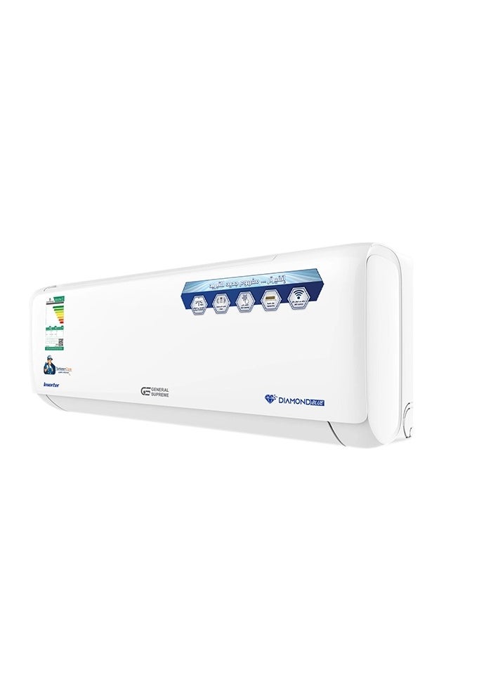 GENERAL SUPREME - General Supreme Diamond Blue Inverter Split AC 22,000 BTU, Self Cleaning, Wi-Fi, Cold - Image 1