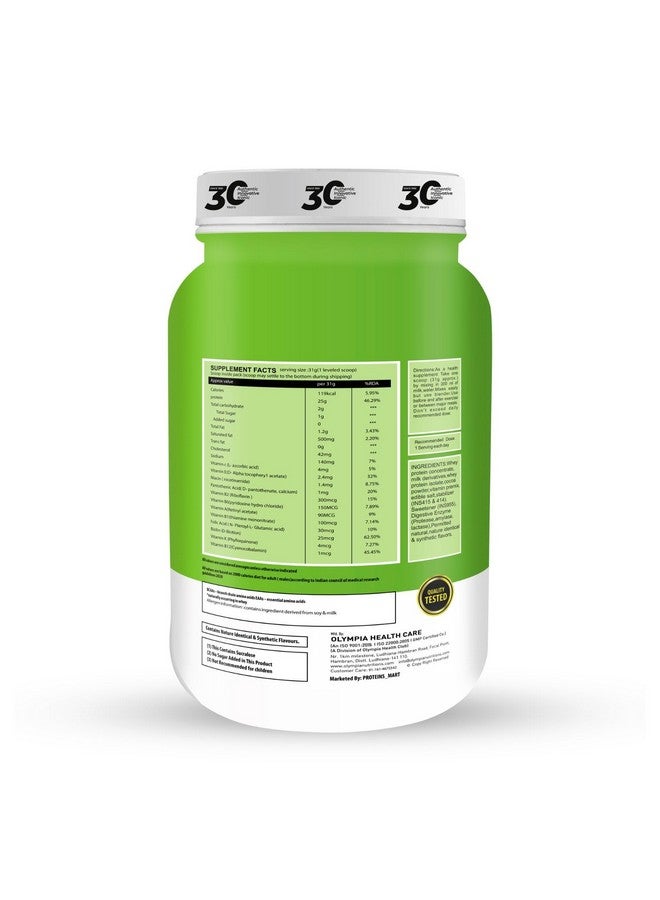 Olympia Nutrition Whey Protein 3X Series Is A Combination Of Whey Protein Concentrate And Isolate 2Lbs(907 Gm Double Rich Chocolate (Malayi Kulfi) - Image 2