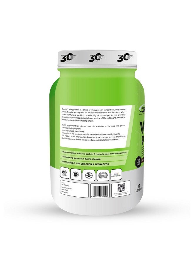 Olympia Nutrition Whey Protein 3X Series Is A Combination Of Whey Protein Concentrate And Isolate 2Lbs(907 Gm Double Rich Chocolate (Malayi Kulfi) - Image 3