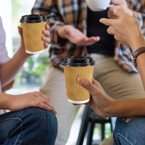 Amit Marketing Rippal 220ML 3-Ply Paper Cups - Disposable Spectra Cups for Tea, Coffee, Hot & Cold Drinks | Paper Cups for Home, Office, Party, Picnic, Travel & Events - Pack of 100 - Image 5