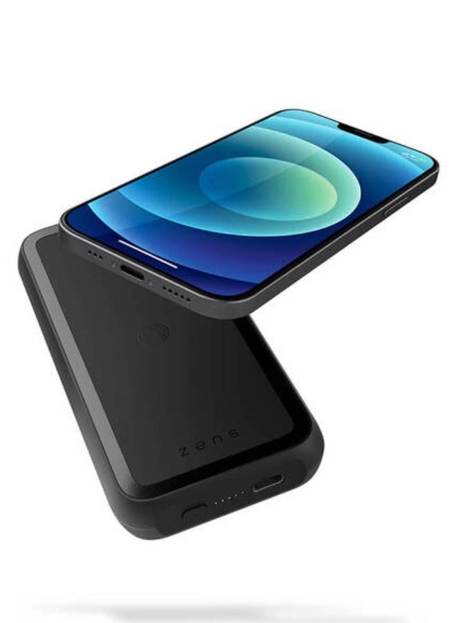 ZENS 10.000 mAh Wireless Power Bank MagSafe Compatible - Black - Image 2