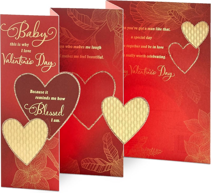 Hallmark Mahogany Valentine's Day Card for Husband or Boyfriend - How Blessed I Am - Image 2