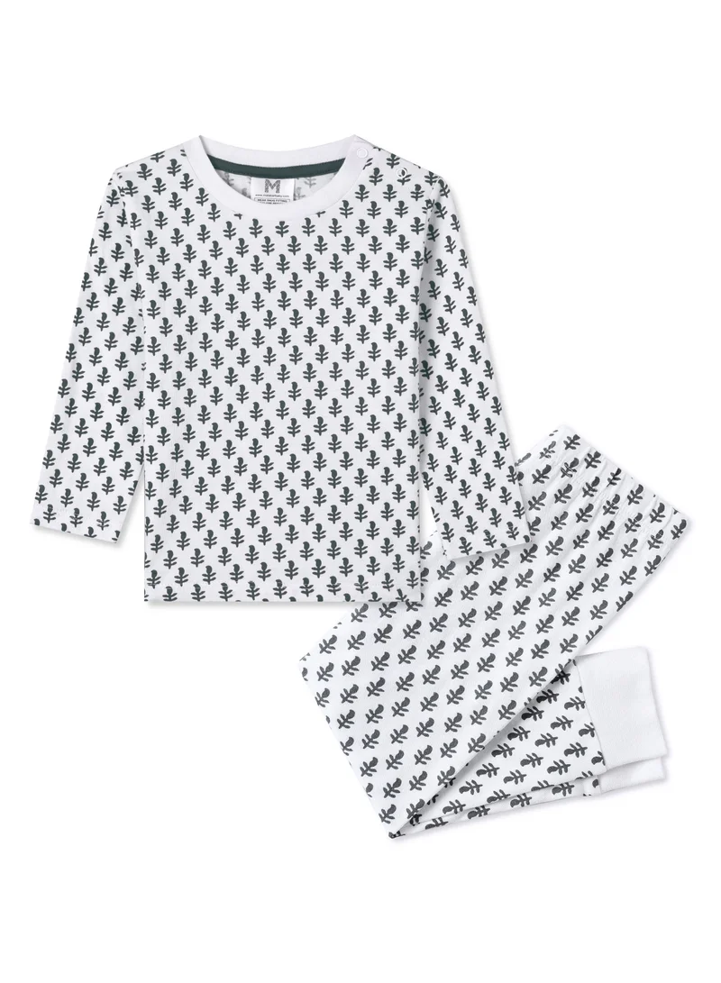 Malabar Baby Toddler and Big Kid Cotton Knit PJ Set - (Fort)