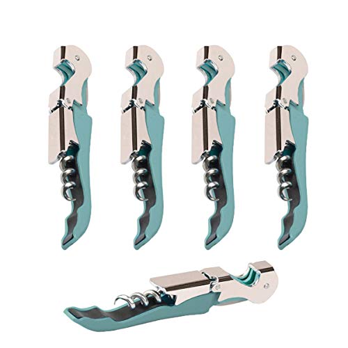 Kit-Home KitHome Professional Waiter Corkscrew Wine Openers Set 4 PCSUpgraded With Heavy Duty Stainless Steel Hinges Wine Key for Restaurant Waiters Sommelier Bartenders
