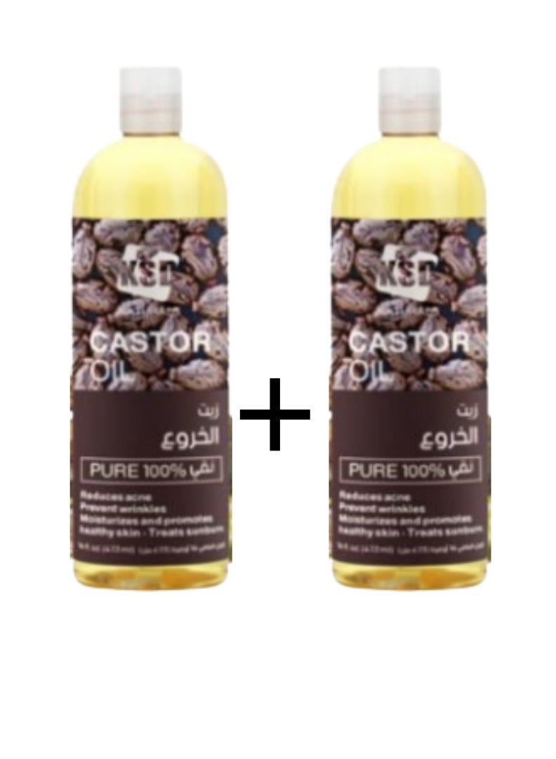 KSD Pure Fractionated Liquid Coconut Oil 473ml 2 PACK 
