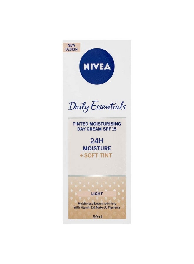 Nivea Nivea Visage Daily Essentials Tinted Moisturising Day Cream Natural SPF 15 (50ml) - Image 2