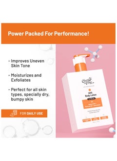 Chemist at Play Chemist At Play AHA Body Lotion with 5% Natural AHA, Niacinamide, Shea Butter | For Exfoliating Dry & Dead Skin Cells, Deep Nourishment & Radiant Skin | Skin Brightening Lotion | 236ml  - Image 2