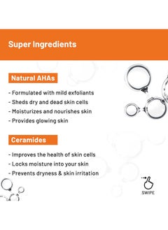 Chemist at Play Chemist At Play AHA Body Lotion with 5% Natural AHA, Niacinamide, Shea Butter | For Exfoliating Dry & Dead Skin Cells, Deep Nourishment & Radiant Skin | Skin Brightening Lotion | 236ml  - Image 3
