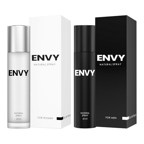 ENVY Natural Spray Floral Perfume Combo Set - Men's And Women's Perfume - 60Ml Each (Combo Of 2) | Long Lasting Fragrance Body Scent - Image 1