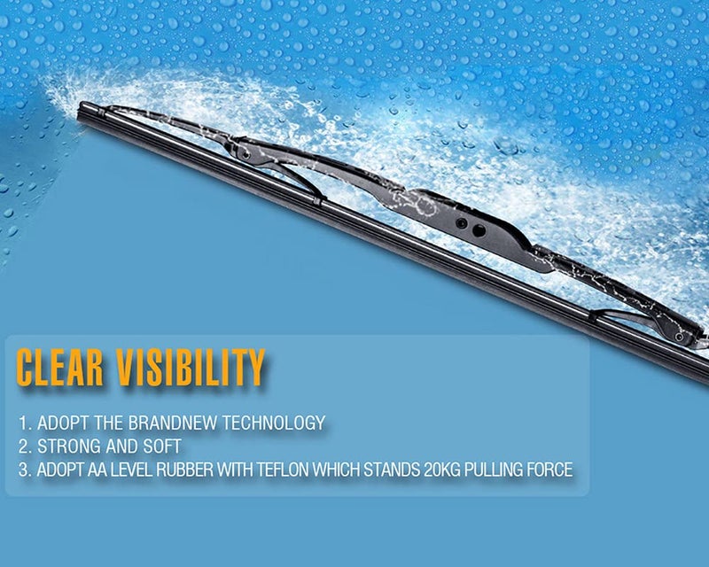 Selifaur - 2Pcs (D 20 x P 14 Inch) Metal Frame High Performance Replacement Car Wiper Blade for Ertiga 2019 - Image 4