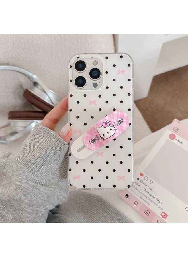 NIBEMINENT Polka Luck Protective TPU Case Cover For iPhone 15 Plus - Image 2