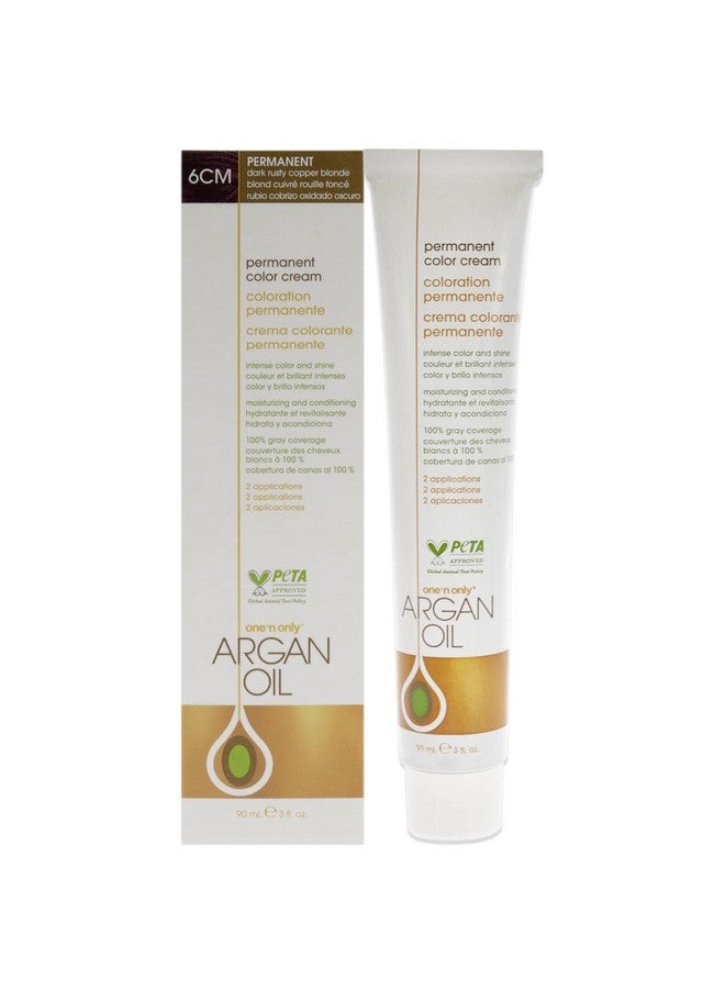 One N Only Onenonly Argan Oil Permanent Color Cream 6Cm Dark Rusty Copper Blonde Hair Color Unisex 3 Oz - Image 2
