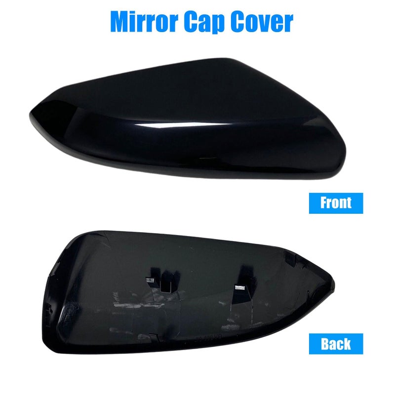 Priprilod Right Passenger Side Mirror Cap Cover Compatible With Honda Civic 2016 2017 2018 2019 2020 2021 Glossy Black #76201-TBA-A11ZF 76201-TBA-A21ZG - Image 4