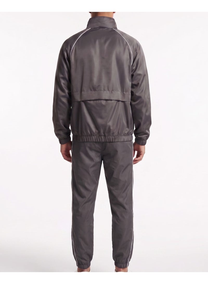 Tree Men's Waterproof Athletic Jacket - Grey - Image 1