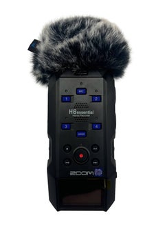 بيعتكلها واقي الرياح من الفرو للميكروفون، واقي الرياح من القط الميت، متوافق مع Zoom H6 Essential (رمادي)  - Image 2