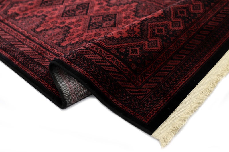 Alkaffary Carpet Balkh High quality with distinctive modern design Size 2.40x3.40 , Color Red - Image 5