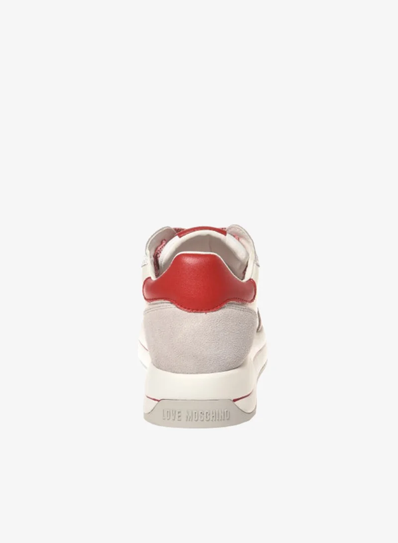 Love Moschino Lace Up Low Top Sneakers
