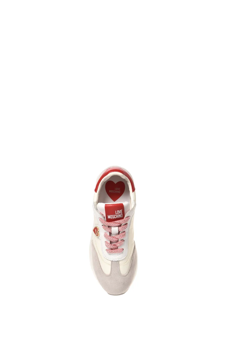 Love Moschino Lace Up Low Top Sneakers