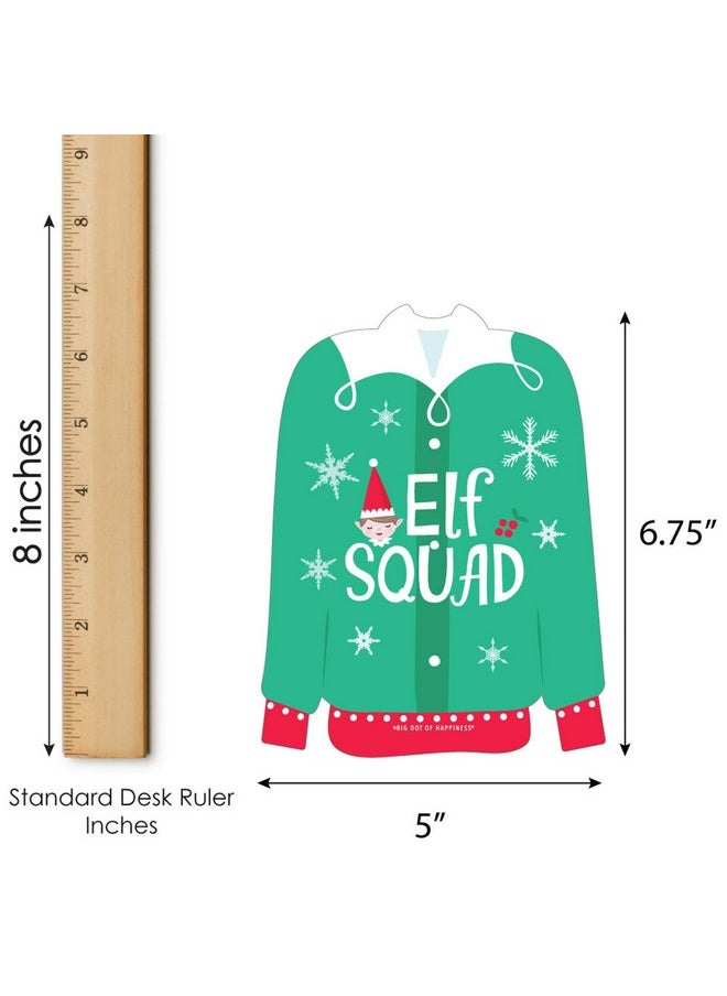 Big Dot of Happiness Big Dot of Happiness Elf Squad - Bingo Cards and Markers - Kids Elf Christmas and Birthday Party Shaped Bingo Game - Set of 18  - Image 4