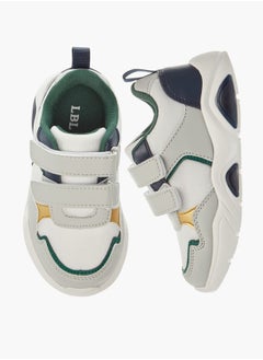 LBL by Shoexpress Boys Panelled Sneakers With Hook And Loop Closure  - Image 2