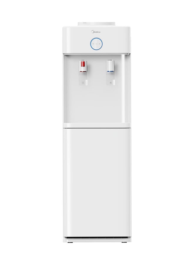 Water Dispenser, Top Loading, 2-taps Equipped with Hot and Cold Temperature, Floor Standing, 35 L Large Cabinet, Child Safety Lock for Faucet, Best Home, Office And Pantry - YL2436S-W(W)-G White