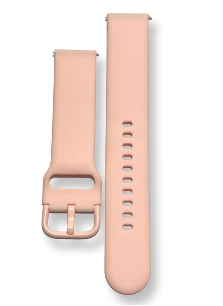 Sports Strap Silicone 22mm With A Quick Release Buckle For Oraimo Tempo W 3 OSW22N- Smart WatchSport - Pink  - Image 2