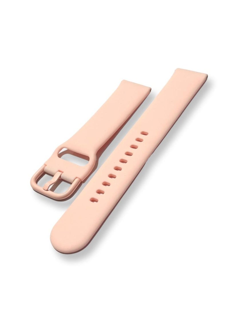 Sports Strap Silicone 22mm With A Quick Release Buckle For Oraimo Tempo W 3 OSW22N- Smart WatchSport - Pink  - Image 3