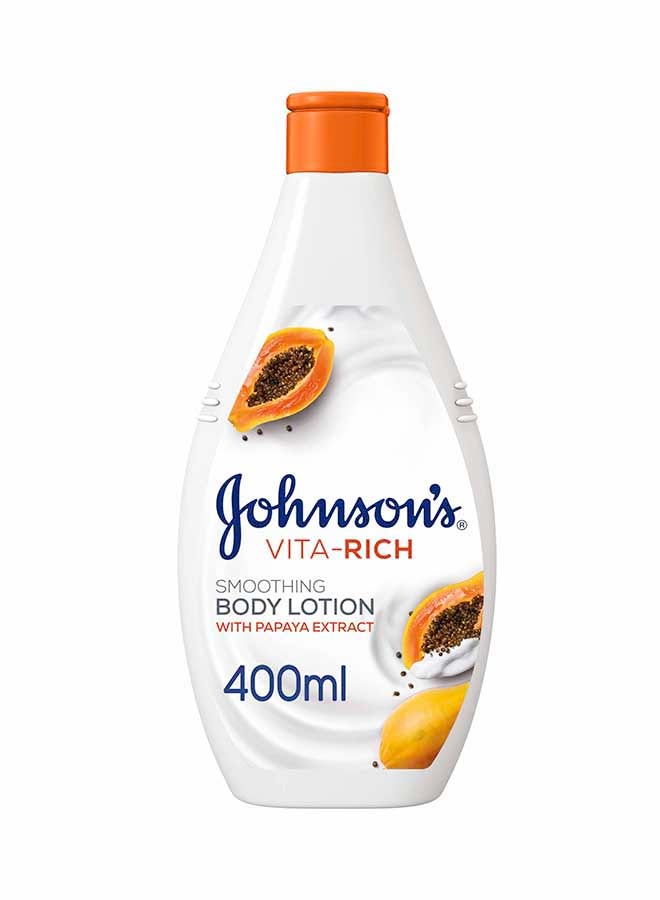 Johnson's Body Lotion Vita-Rich Smoothing With Papaya Extract 400ml - Image 1
