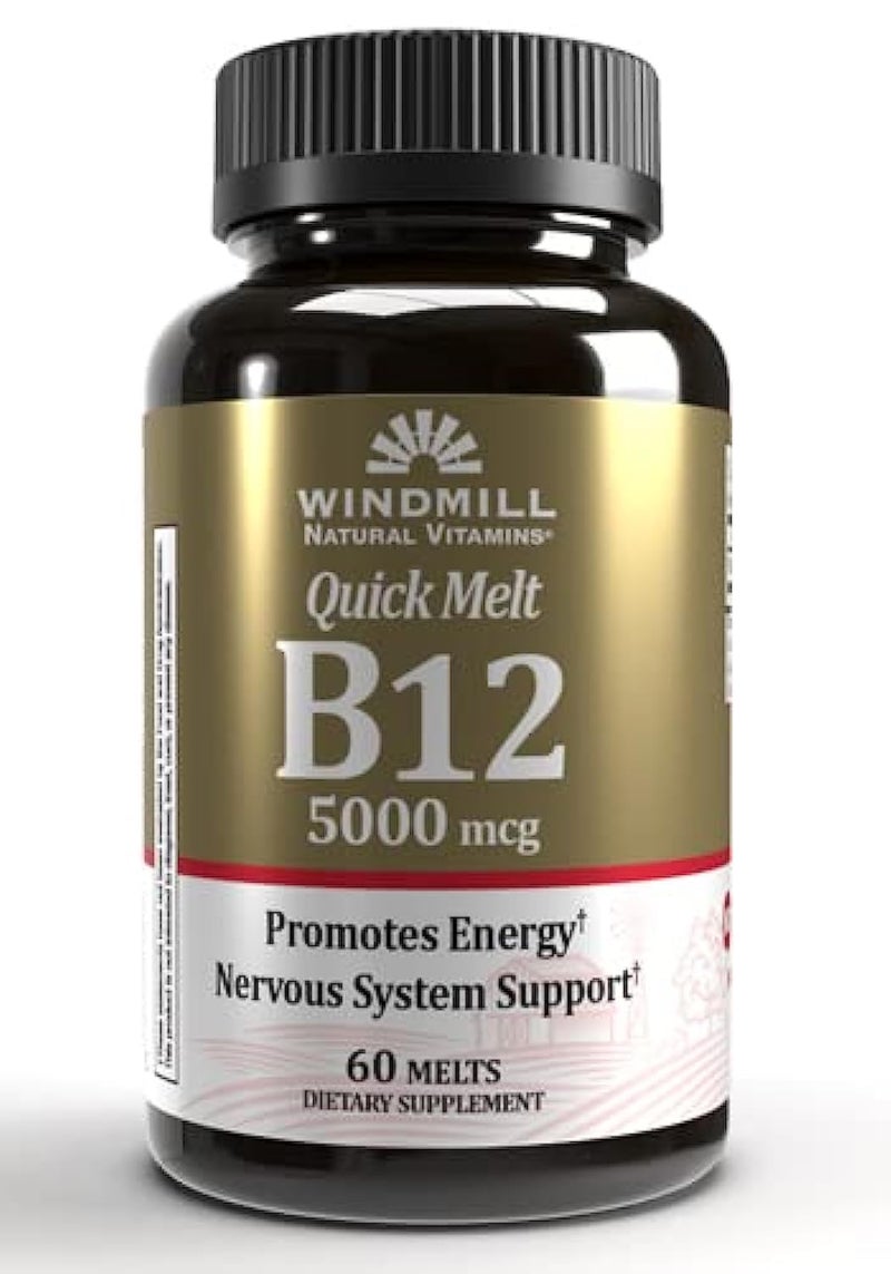 Windmill Quick Melt Vitamin B12 5000 MCG Dietary Supplement 60 Count 1 - Image 3