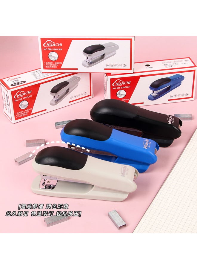 Huachi Office Stapler Creative No. 12 Labor-saving Stapler Medium Stapler Document Test Paper Binding Machine Stationery - Image 2