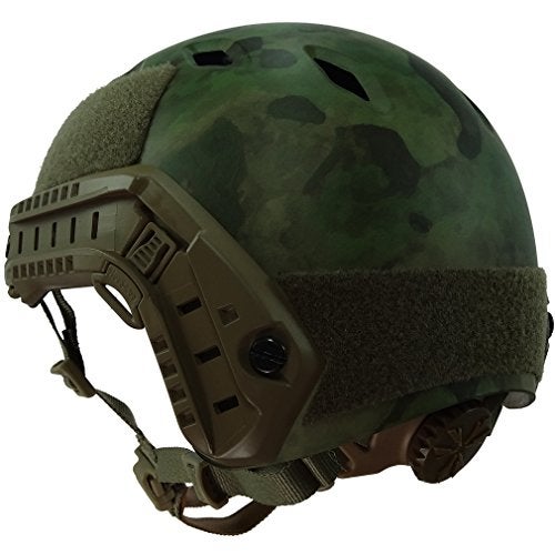 LOOGU Fast BJ Base Jump Tactical Helmet for Airsoft with 12-in-1 Headwear - Image 4