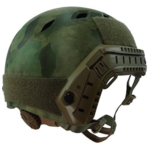 LOOGU Fast BJ Base Jump Tactical Helmet for Airsoft with 12-in-1 Headwear - Image 5